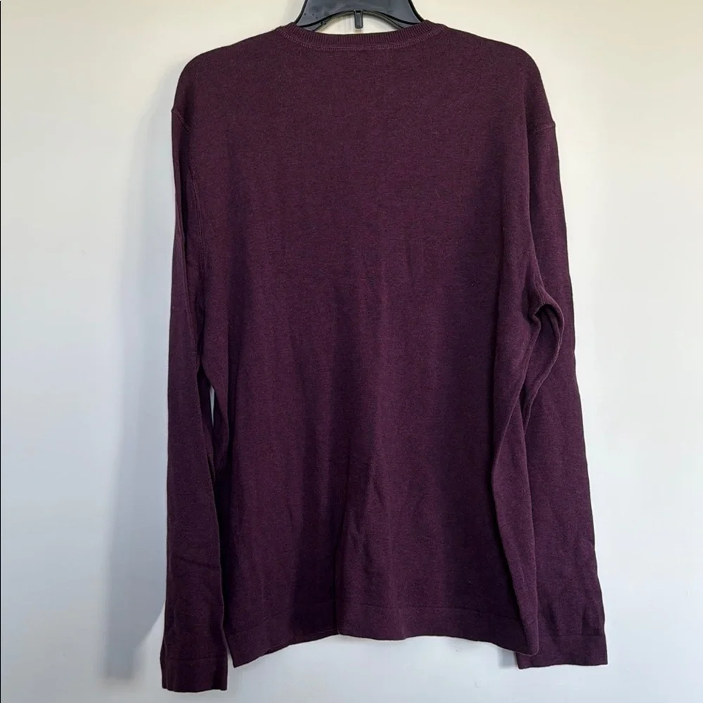 Banana Republic Purple V-Neck Sweater
